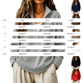 thumbnail image 3 of Comdrip Women's Long Sleeve Classic V Neck Pullover Sweater Casual Loose Fall Winter Knitted Fashion Formal Daily Wear Navy S, 3 of 7