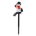 thumbnail image 2 of Solar Christmas Lights Outdoor Featuring Snowman Design with Solar Panel and Stake Base, Weather-Resistant Outdoor Christmas Decorations Yard for Garden Pathway Patio, Festive, 2 of 7
