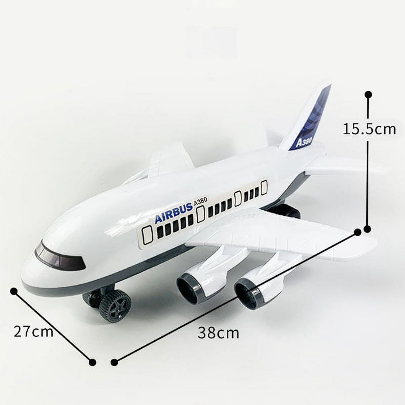 Baby Toy Airplane Model Kids Toddler Boy Age Gift White Toy Airplane Gift for Toddler boys ages 2-12Years