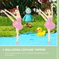 thumbnail image 2 of 4pcs Birthday Cake Ornaments Adorable Ballerina Crafts Birthday Cake Decor, 2 of 6