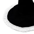 thumbnail image 4 of Wizard Wide Brim Headgear Pointed Top for , , 35cm black, 4 of 4