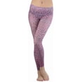thumbnail image 4 of ToBeInStyle Women's Leopard Print Opaque Leggings - Purple, 4 of 5