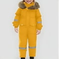 thumbnail image 2 of Taybagh Girls Outfits Size 10-12 Boys Girls Snowboard Suits Windproof Snowsuits Ski Jumpsuits Outdoor Kids Suit Yellow 14-15 Years, 2 of 9