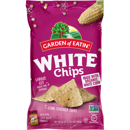 Garden Of Eatin  White Corn Tortilla Chips   22 oz (Pack of 10)