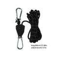 thumbnail image 2 of weibbin Outdoor Pulley Adjuster Tent Fixing Device Metal Lifting Pulley Reflective Wind Rope Thickened Umbrella Rope, 2 of 6