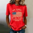 thumbnail image 2 of MEICHEN 250th Anniversary USA Shirt Womens States 250th T Shirt 1776 American Flag Graphic Tee 4 of July Top Summer 4th of July Tops, 2 of 6