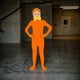 thumbnail image 5 of Orange Theme Costume Set for 01-06 Models Adult Size Including Fake Beard Eyebrows and Jumpsuit, 5 of 5