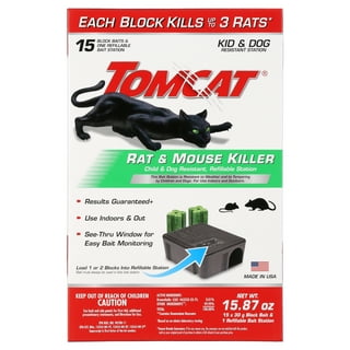 Tomcat 0363410 Rodent Station w/ 4 Bait Securing Rods & 1 Security