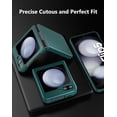thumbnail image 3 of Case for Samsung Galaxy Z Flip 5 (2023) Thin Hard Matte Phone Case for Galaxy Z Flip5 - Green, 3 of 14