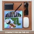 thumbnail image 4 of 3dRose, State Map, Flag, Quarter and Picture Text of Maryland, MousePad, 4 of 7
