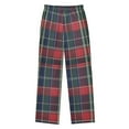 thumbnail image 2 of FORMRS Kids Pajama Pants with Pockets Size 13-14Y Boys Lounge Sleep Bottoms, Warm Tartan Mosaic, 2 of 8