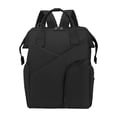 thumbnail image 4 of Yinanstore Nappy Changing Bag Handbag Large Capacity Pad Waterproof Nylon Simple to Wipe Clean Bag , black, 4 of 8