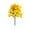 Yellow, variant on PBAZIH Artificial Flowers for Outdoors Waterproof Faux Garden Plants for Porch and Patio Durable Plastic Decorative Mums for Halloween and Thanksgiving Decor Easy to Install with Ground Stakes