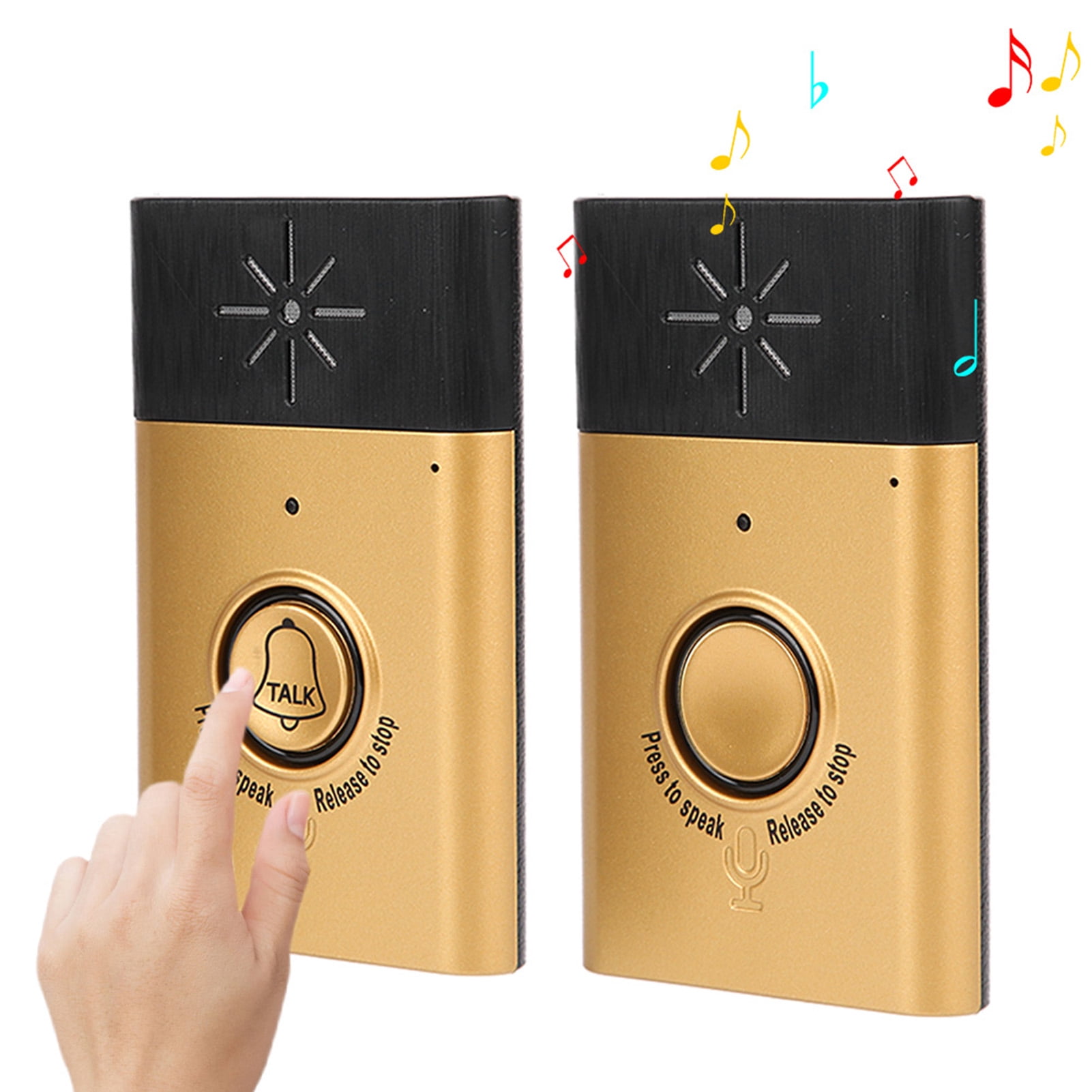 Volume Two-Way Talk Wireless Voice Intercom Doorbells USB Indoor Outdoor System For Home Security