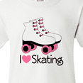 thumbnail image 4 of Inktastic Girls I Heart Skating Youth T-Shirt, 4 of 5