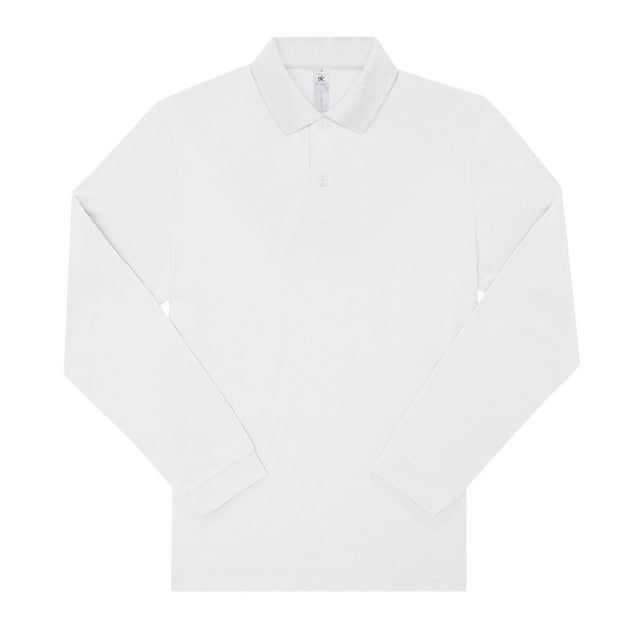 B&C Polo à Manches Longues pour Hommes My