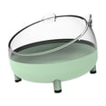 thumbnail image 2 of Caja de baño de arena para hámster, casa de baño de Animal PEQUEÑO, baño transparente para hámster, bañera para hámster, erizo, Chinchilla, rata y verde claro, 2 of 8