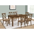 thumbnail image 3 of Monarch Specialties Dining Table, 60" Rectangular, Kitchen, Dining Room, Brown Veneer, Wood, Indoor, 3 of 4