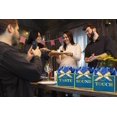 thumbnail image 5 of 12.6" 5 Senses Gift Bags with Tissue Papers and Ribbons for Men, Him Birthday, Anniversary, Wedding, Valentine's Day (Blue Gold), 5 of 6