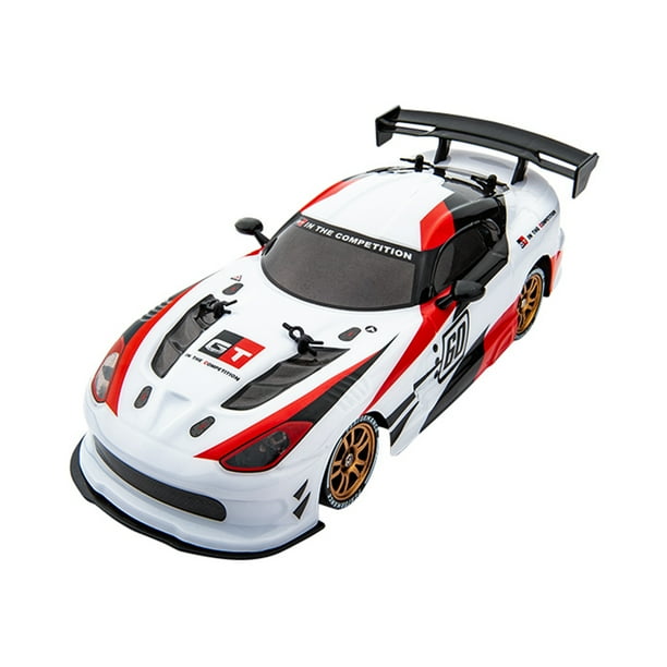 1/16 Electric 4WD 2.4G Fast Stunt Drift Racing RC Car con batería (Blanco) Likrtyny Para estrenar