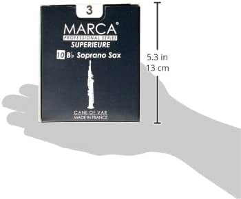 Marca Superieure Soprano Saxophone Reeds 3, Box Of 10