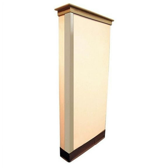 1Pack ZoroSelect 6YDF6 Corner Guard, Beige, 1-1/2W X 48"H
