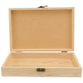 thumbnail image 4 of Box Cigar Wood Case Storage Wooden Humidor Cedar Tray Portable Tool Gift Treasure Unfinished Boxes, 4 of 6