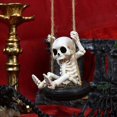 thumbnail image 2 of Skeleton On A Tire Swing - Gothic Garden Hanging Decor Halloween Car Ineterior Ornament, 2 of 5