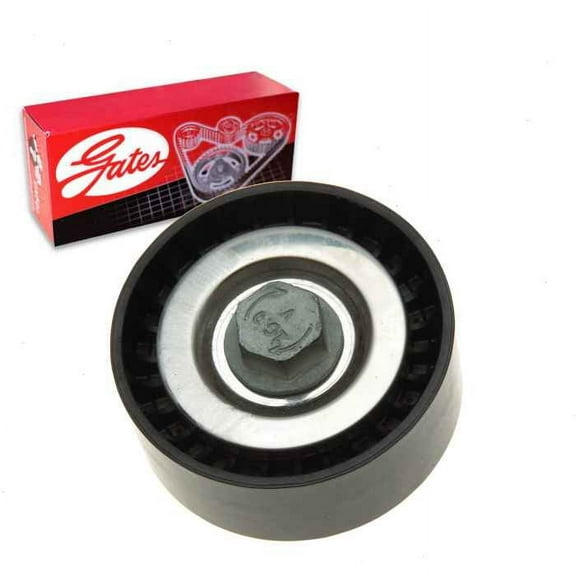 Gates Lower DriveAlign Drive Belt Idler Pulley compatible with Jeep Compass 2.0L 2.4L L4 2013-2017