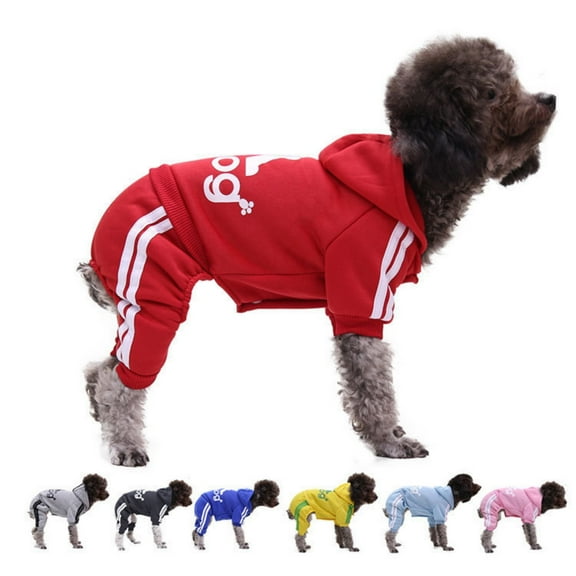 Soft & Warm Dog Outfit - Pullover Hoodie & Sweatshirt for Small, Medium & Large Dogs (XS-XXL)