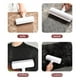 thumbnail image 5 of Cateissary Rodillo removedor de pelo de mascotas de 2 vías para quitar el pelo de perros y gatos de muebles, herramienta de limpieza de sofás, removedor Suministros de limpieza para el hogar Rojo Cateissary HA006728-02, 5 of 6