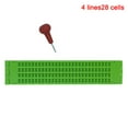 thumbnail image 3 of 9 Lines 30 Cells/4 Lines 28 Cells/27 Line 30 Cells Braille Writing Slate with Stylus, 3 of 6