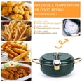 thumbnail image 2 of Sywqhk Olla Freidora Olla Tempura De Acero Inoxidable Con Termómetro (24cm Verde) Sywqhk Para estrenar, 2 of 9