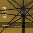 thumbnail image 3 of Havenside Home North Bend 9-foot Auto-tilt Round Sunbrella Patio Umbrella by  Sunflower Yellow, 3 of 5