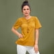 thumbnail image 1 of 988-35 Blusa Para Dama Mujer En color mostaza Elaborado de poliester/Algodón. Cklass 988-35, 1 of 2