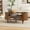Walnut, variant on Diubas Oval Coffee Table with Storage, Fluted Center Table with Sliding Door&Drawer for Home Small Space, 39.4" Small Center Table,Black and Walnut