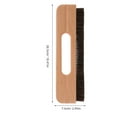 thumbnail image 2 of FELTECHELECTR 1Pcs Multi-Color Wooden Bristle Wallpaper Smoothing Brush for Wall Decoration 10.4In, 2 of 8