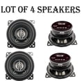thumbnail image 1 of Lot of (4) New Lanzar MX42 4" 120 Watt 2-Way 4 Ohms Coaxial Speakers, 1 of 3
