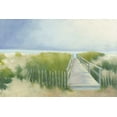 thumbnail image 2 of Purinton, Julia 32x23 Black Ornate Wood Framed with Double Matting Museum Art Print Titled - Beach Walk, 2 of 4