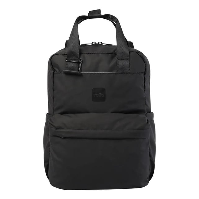 Totto Mochila Porta Laptop 14 Bolsillo Secreto Y Organizador Interno | Escuela - Viaje - Oficina | 1 negro M
