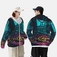 thumbnail image 4 of Daiia Lost Golden Key UPF 50+ Sun Protection Hoodie Jacket Lightweight Long Sleeve Sun Shirt for Women Men with Pocket Hiking Outdoor-Small, 4 of 7