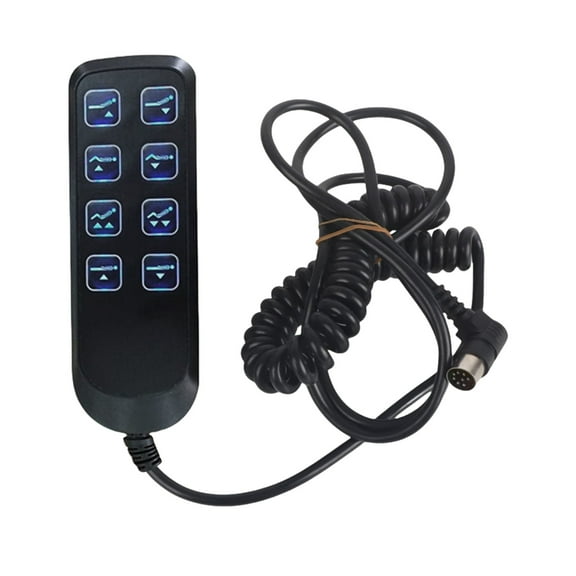 WINDLAND Lift Chair Hand Controller With 8 Pin 9 Cores Plug Lifting Bed Controller