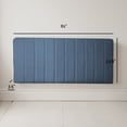 thumbnail image 6 of Lammlaoe Queen Headboard, Upholstered Wall Mounted, Peel and Stick Installation, Sound Reducing 3D Panel Design, Easy Assembly, Slate Blue, 6 of 6