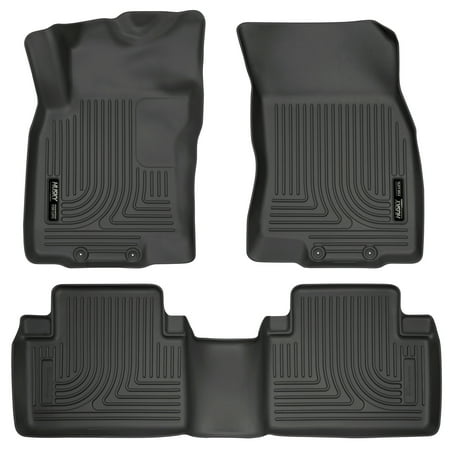 Husky Liners 98671 WeatherBeater Black Front and 2nd Seat Floor Liner
