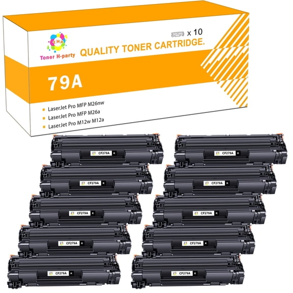 Colorich Compatible 79A Toner Cartridge Replacement for HP CF279A Used for HP LaserJet Pro MFP M26nw M26a LaserJet Pro M12w M12a Printer Ink (Black 10-Pack)