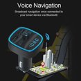 thumbnail image 3 of T25 Fm Transmitter Car Bluetooth-compatible 5.0 Smart Voice Navigation Mp3 Player Dual Usb Fast Charging Handsfree Wireless 2022, 3 of 4