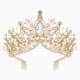 thumbnail image 1 of Corona de reina barroca, tiaras y coronas de princesa doradas, tiara y corona de boda para coronas de novia para mujeres, adultos y niñas, graduación, cumpleaños, Halloween, 1 of 4