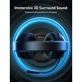 thumbnail image 2 of Seneo Nintendo Switch Gaming Headphones，Noise Canceling Mic & LED Light Blue, 2 of 6