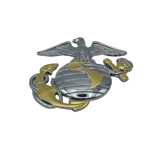 United States Marine Corps EGA Premium 3D Auto Chrome Emblem