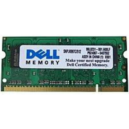 - Refurbished Dell SNPJK997C/512 512 MB Memory Module - DDR2 RAM - SODIMM 200-pin - PC2-5300 - 667 MHz